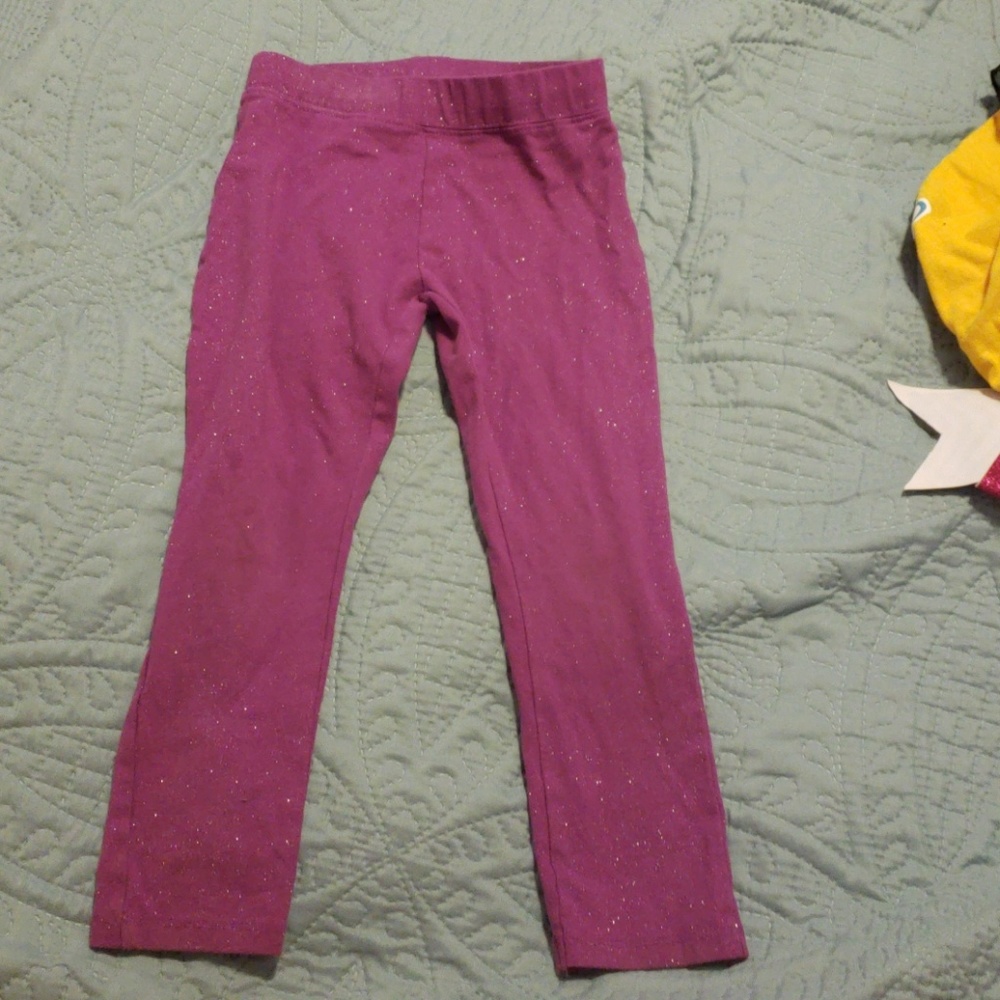 Girls sparkly leggings